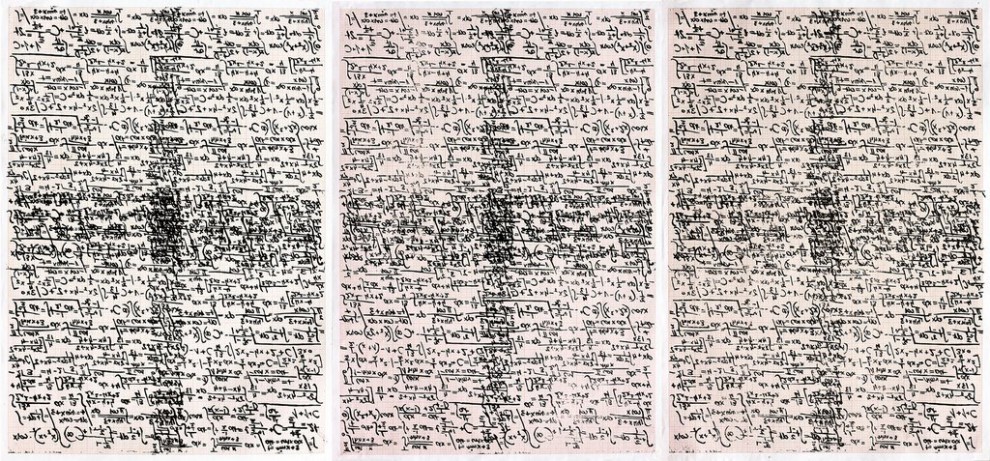 1-3 Palimpsesty | linoryt | 63×88 cm | 2015