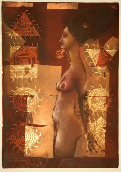 Bogini Kali | litografia | 87×56 cm | 2010