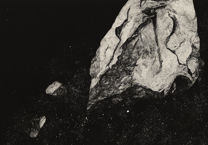 Rzut Kamieniem - fragment 3 | 100x70cm | 2016