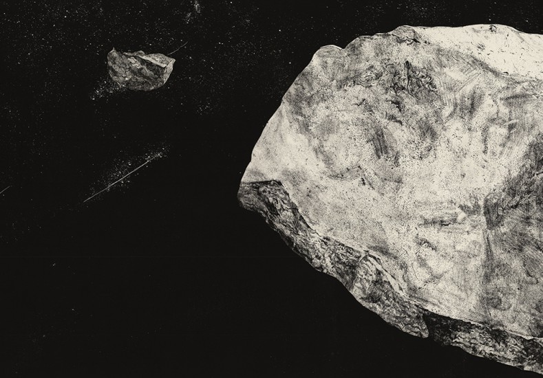 Rzut Kamieniem - fragment 12 | 100x70cm | 2016