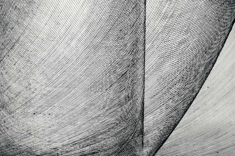 cykl Luminacja, 2016/2017, akwaforta, akwatinta, sucha igła, 15 grafik o wymiarach 198 × 69 cm