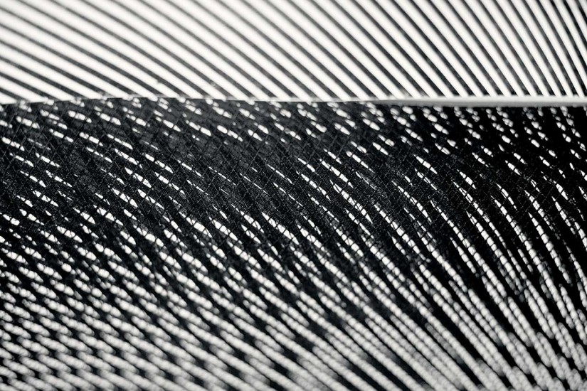 cykl Luminacja, 2016/2017, akwaforta, akwatinta, sucha igła, 15 grafik o wymiarach 198 × 69 cm